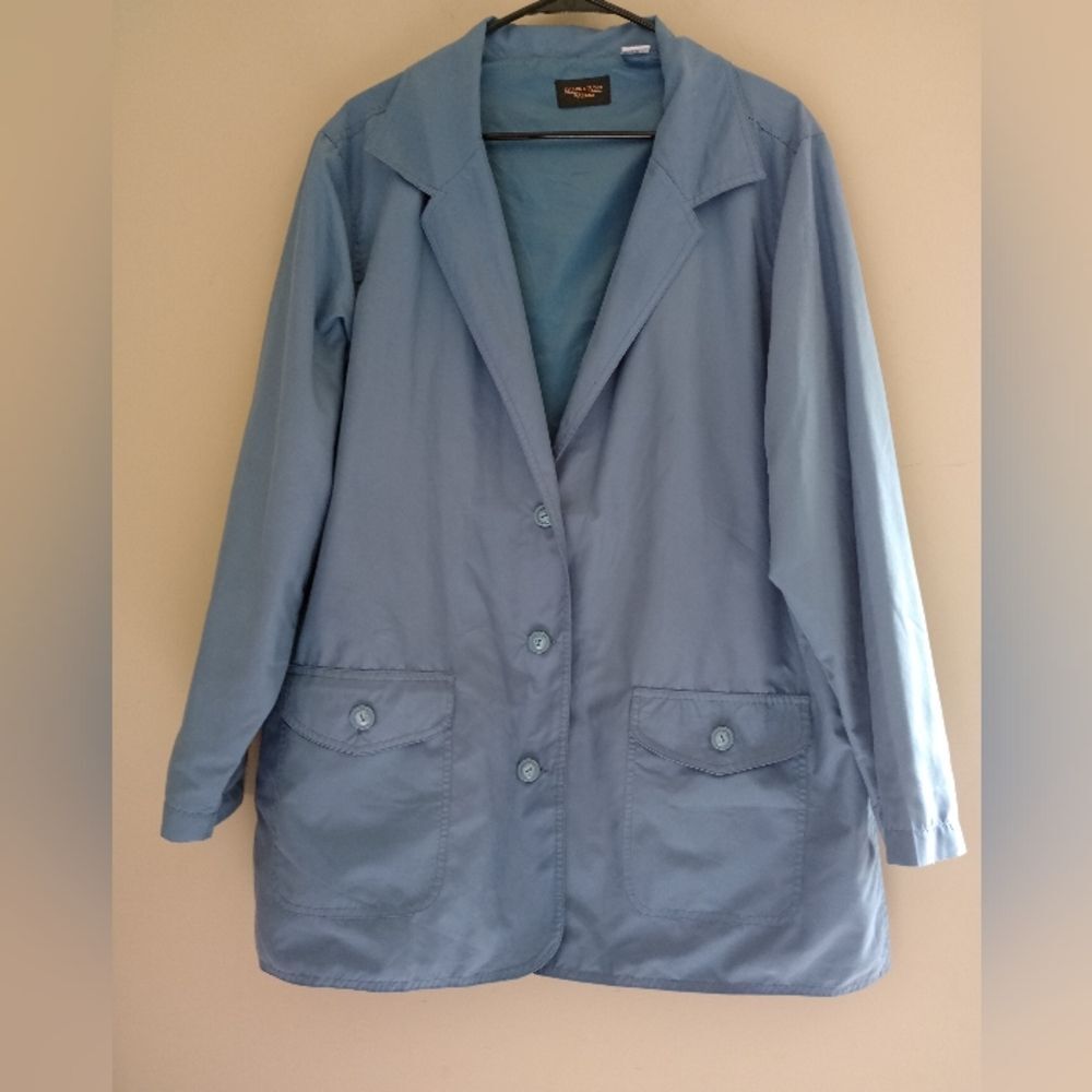 Salon Studios Light Blue Jacket Women's Size 2X